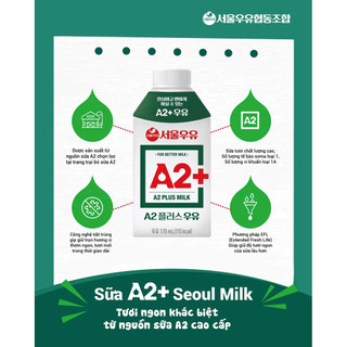 Sữa A2+ Plus seoul Milk Hàn Quốc