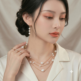 [ DAISYN ] N951 Bông tai nữ 3 hạt lớn ngọc trai nhân tạo  xinh xắn cho nữ