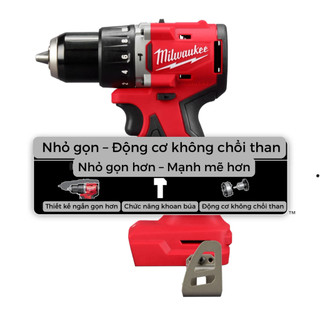 Máy Khoan Pin Milwaukee M18 BLPDRC | Thân máy Kèm Pin 2.0Ah + Sạc | Chính Hãng | Bảo Hành 12 Tháng
