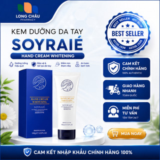 Kem Dưỡng Da Tay Soyraié Hand Cream Whitening 100g - Dưỡng Ẩm Da Tay, Làm Mềm Da, Hỗ Trợ Da Tay Mịn Màng