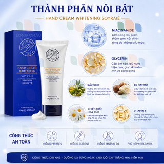 Kem Dưỡng Da Tay Soyraié Hand Cream Whitening 100g - Dưỡng Ẩm Da Tay, Làm Mềm Da, Hỗ Trợ Da Tay Mịn Màng