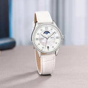 Đồng Hồ Nữ I&W Carnival 582L-D1 Chính Hãng Full Box Chống Nước 30m Kính Sapphire (Máy Cơ Tự Động)