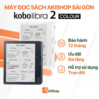 Máy đọc sách Kobo Libra 2 Colour màn hình màu 7 inch E Ink Kaleido 3 Hỏa tốc HCM