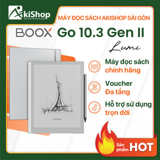 Máy đọc sách Boox Go 10.3 Gen II Lumi có đèn nền hỗ trợ kèm bút cảm ứng chính hãng - Kho HCM