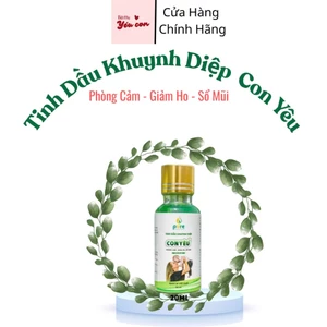 Dầu Khuynh Diệp Con Yêu Pure - Giữ Ấm - Giảm Ho - Sổ Mũi - Sử Dụng Được Cho Mẹ Và Bé