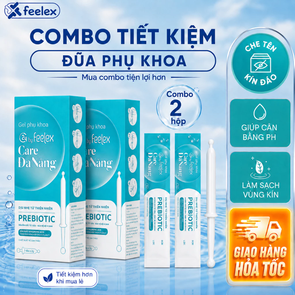 Gel phụ khoa C24 Feelex Care - hộp 7 tuýp 3ml