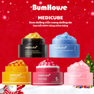 Kem Dưỡng Viên Nang Medicube Deep Vita C/PDRN Pink/Hyaluronic/Kojic Acid/ TXA Niacinamide Capsule Cream 53g 55g