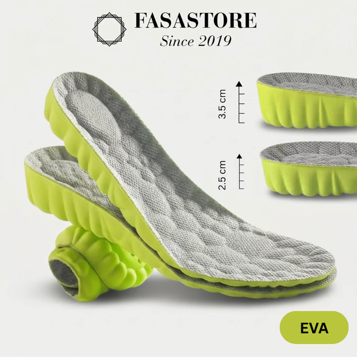 Lót Giày Tăng Chiều Cao FASASTORE – Êm Chân, Thoáng Khí, Cao 1.5–3.5cm, Đi Ẩn Tự Nhiên