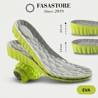 Lót Giày Tăng Chiều Cao FASASTORE – Êm Chân, Thoáng Khí, Cao 1.5–3.5cm, Đi Ẩn Tự Nhiên