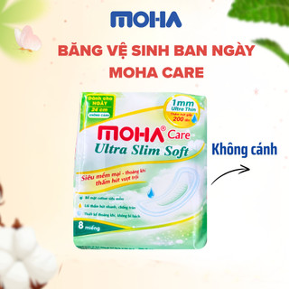 Băng vệ sinh không cánh MOHA công nghệ NANO kháng khuẩn an toàn cho da