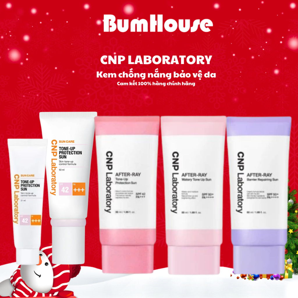 Kem Chống Nắng Nâng Tone Hồng Tự Nhiên Cho Mọi Loại Da CNP Laboratory Tone-Up Protection Sun SPF42++ 31m/50ml (Nobox)