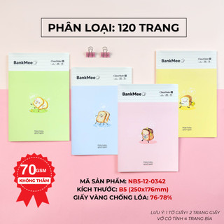 [BST 2026] Combo 10 Vở Kẻ Ngang 80/ 120/ 200 Trang CLASSMATE Bìa Dày Chống Nước Đa Dạng Mẫu Cho Học Sinh Cấp 2, Cấp 3