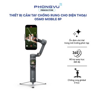 Gimbal Chống Rung Osmo Mobile 8P, ActiveTrack 8.0 (Standard / Advanced / Creator Combo) - Bảo Hành 12 Tháng