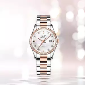 Đồng Hồ Nữ I&W Carnival 538L-T1 Chính Hãng Full Box Chống Nước 30m Kính Sapphire (Máy Quartz)