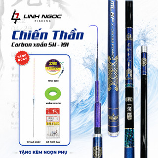 Cần Câu Đài Chiến Thần 5H 28i Chuyên Rô Riếc Chép Giữ Cá Tốt