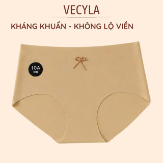 Quần lót su 10A VECYLA, quần su cạp cao không lộ viền gắn nơ dễ thương có đáy kháng khuẩn mới