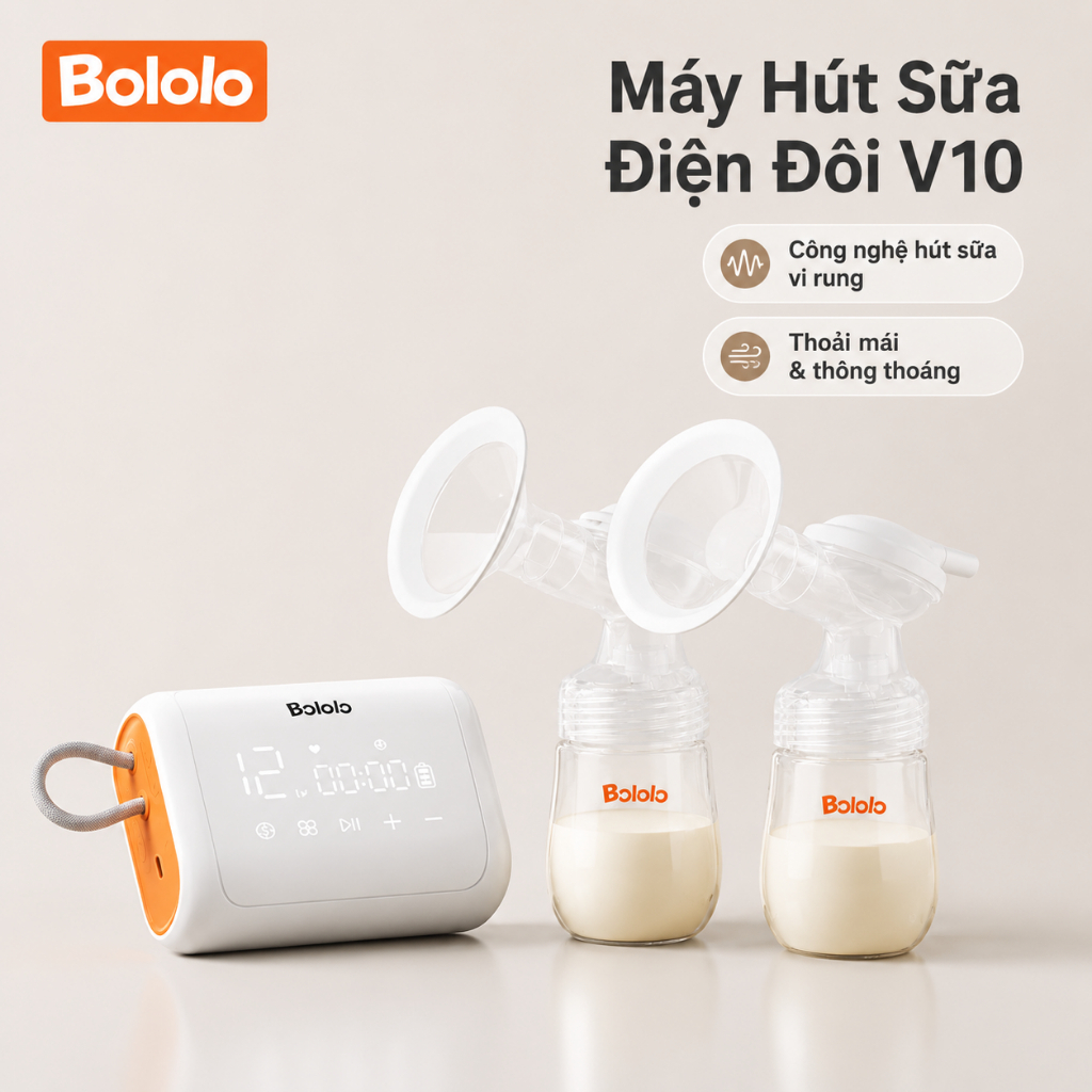 Máy hút sữa Bololo V10 V30 V50 new Bh 2 năm