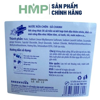 Nước Rửa Chén SWAT Hương Sả Chanh Can 4KG - Công Thức 3X Cải Tiến, Sạch Dầu Mỡ Siêu Nhanh