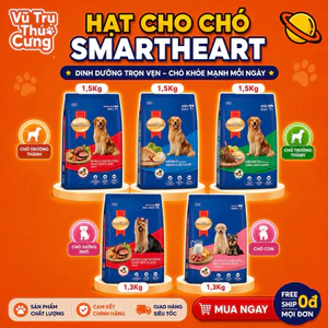 Hạt Cho Chó SmartHeart Thái Lan Giàu Dinh Dưỡng, Tốt Cho Tiêu Hóa