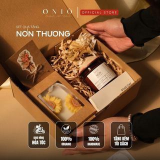 Set quà tặng Nón Thương - Hương thơm tinh dầu, quà lưu niệm Việt Nam, BST Đất Việt - ONIÕ