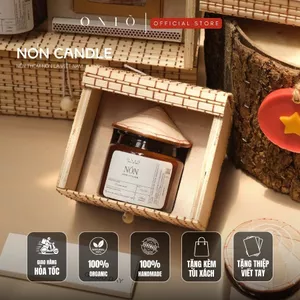 Nến thơm nón lá Việt Nam Handmade - Quà tặng lưu niệm, Nón Candle - BST Đất Việt - ONIÕ