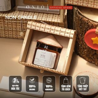 Nến thơm nón lá Việt Nam Handmade - Quà tặng lưu niệm, Nón Candle - BST Đất Việt - ONIÕ