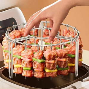 Combo 21 xiên nướng vỉ nướng thịt cho nồi chiên không dầu An toàn không gỉ
