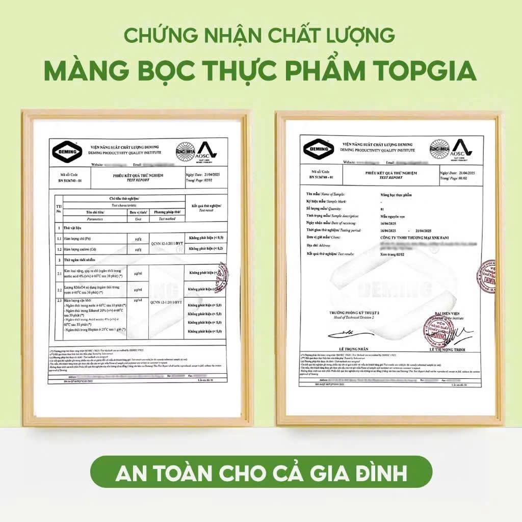 300 Chiếc Màng Bọc Thực Phẩm Topgia, Chất Liệu PE dày dặn co dãn đàn hồi tốt, An toàn treo tường tiện lợi, chống bay mùi