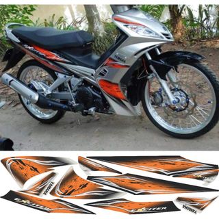Tem Rời Exciter 2010 - in decal 3 lớp không bay màu.