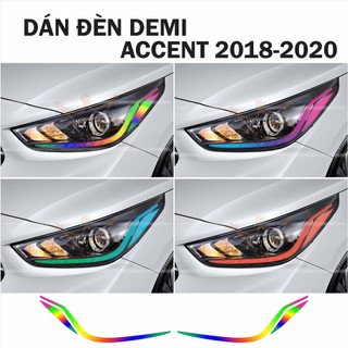 Tem dán đổi màu đèn Accent (2018-2020) (bộ 2 bên)