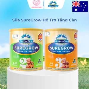 Sữa Bột SureGrow NATURE ONE DAIRY Úc cho bé (600g), Hỗ Trợ Tăng Cân Cho Bé