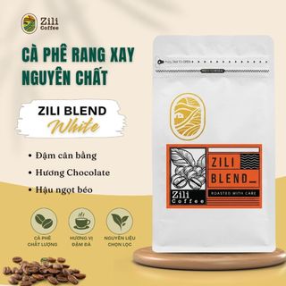 [HƯƠNG CHOCOLATE] Cà Phê Nguyên Chất Blend Robusta & Arabica, VỊ ĐẬM, HẬU BÉO Zili Coffee [Túi 500g]