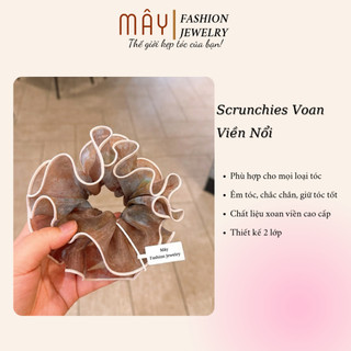 Scrunchies voan viền nổi • Mây Fashion Jewelry - C52628
