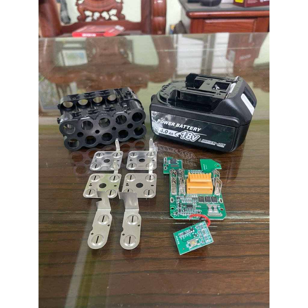 Vỏ mạch pin makita 18V 10cell mạch nhận sạc zin