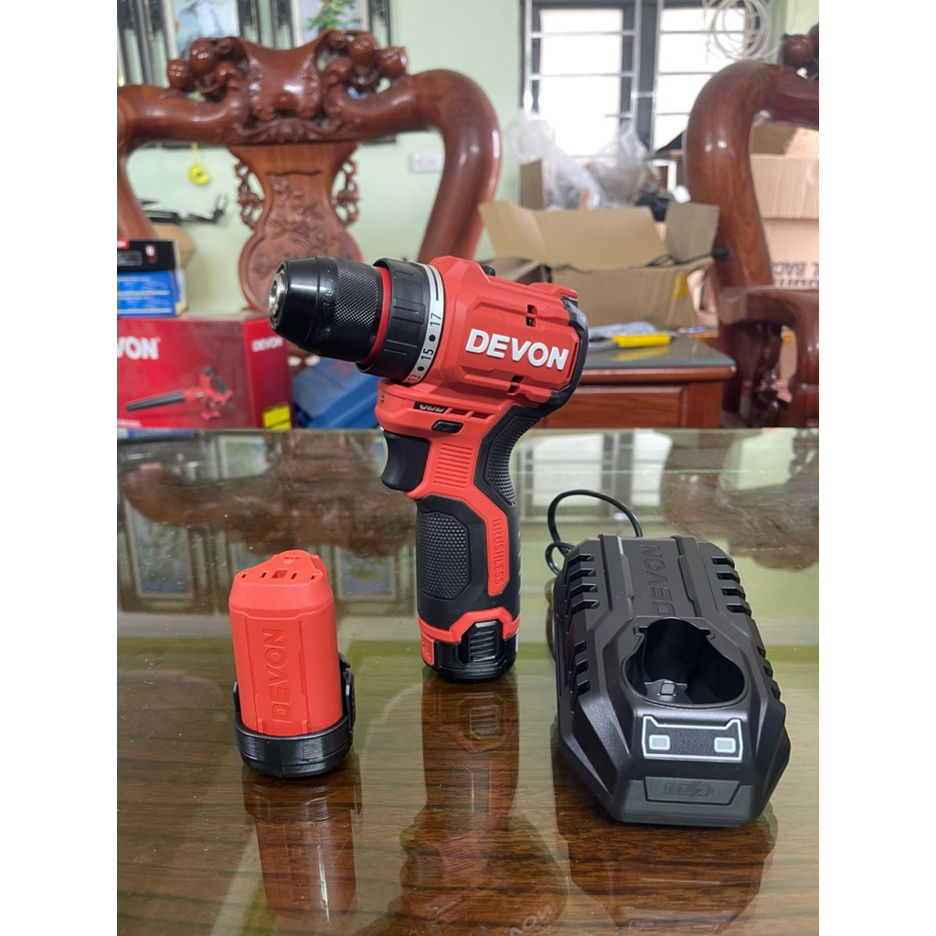 Máy khoan dùng pin 12V DEVON 5208 chính hãng