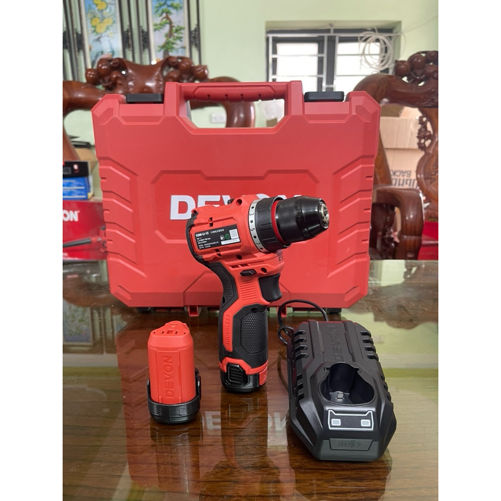 Máy khoan dùng pin 12V DEVON 5208 chính hãng