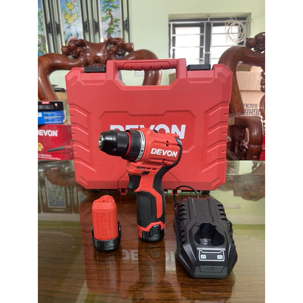 Máy khoan dùng pin 12V DEVON 5208 chính hãng