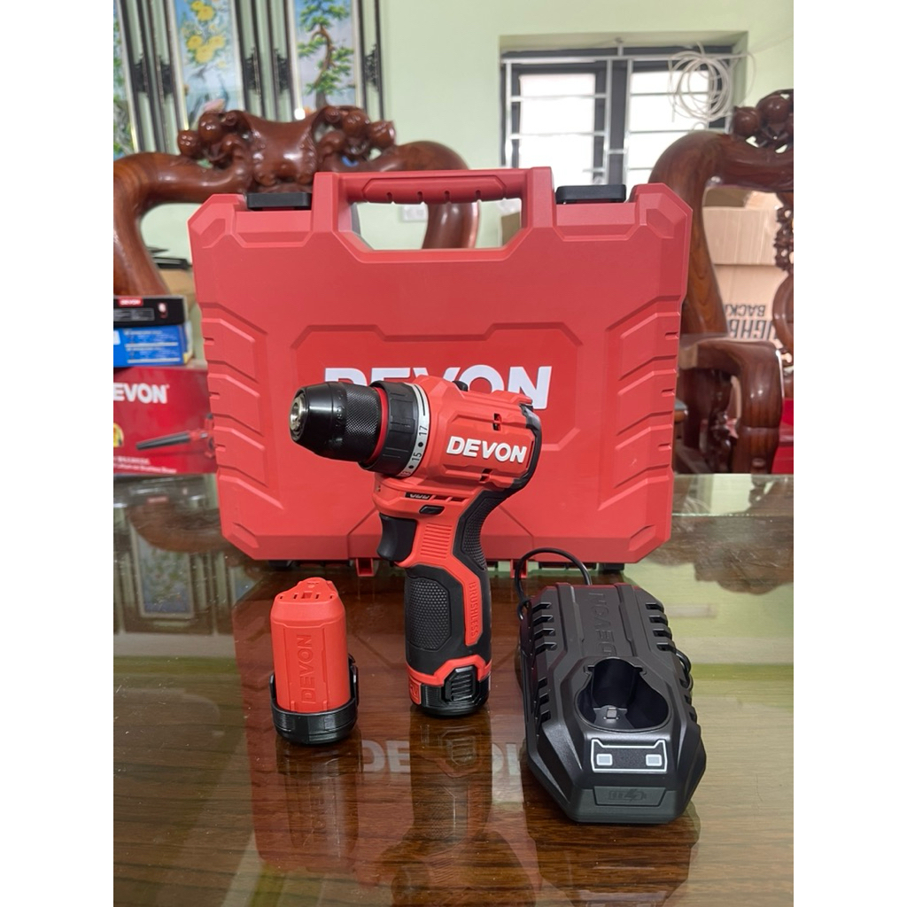Máy khoan dùng pin 12V DEVON 5208 chính hãng