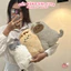 Thú Nhồi Bông 3in1 Mèo Chó 55cm – Gấu Bông Dáng Dài Siêu Mềm Gối Ôm Decor Phòng Quà Tặng Dễ Thương