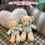 Teddy Áo Len Xanh Thêu Tên Theo Yêu Cầu Size 30cm & 40cm – Gấu Bông Cao Cấp Làm Quà Tặng Ý Nghĩa