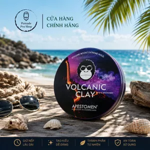 Sáp Vuốt Tóc Nam Volcanic Clay 80g - Giữ Nếp 24h, Mùi Hương Nhẹ Nhàng, Phù Hợp Mọi Kiểu Tóc