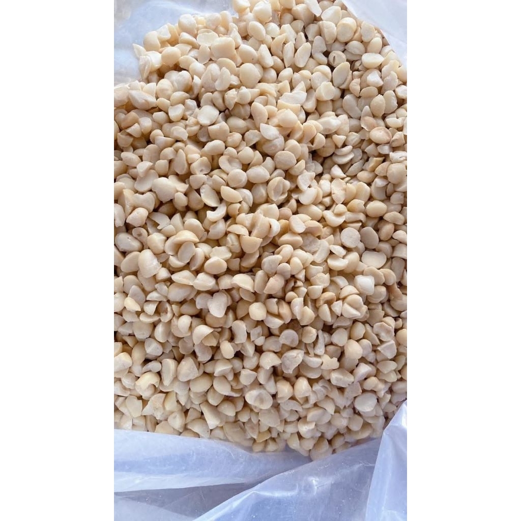 NHÂN MACCA vỡ nhỏ ( vỡ 2, 3, 4) để làm sữa hạt, nấu cháo