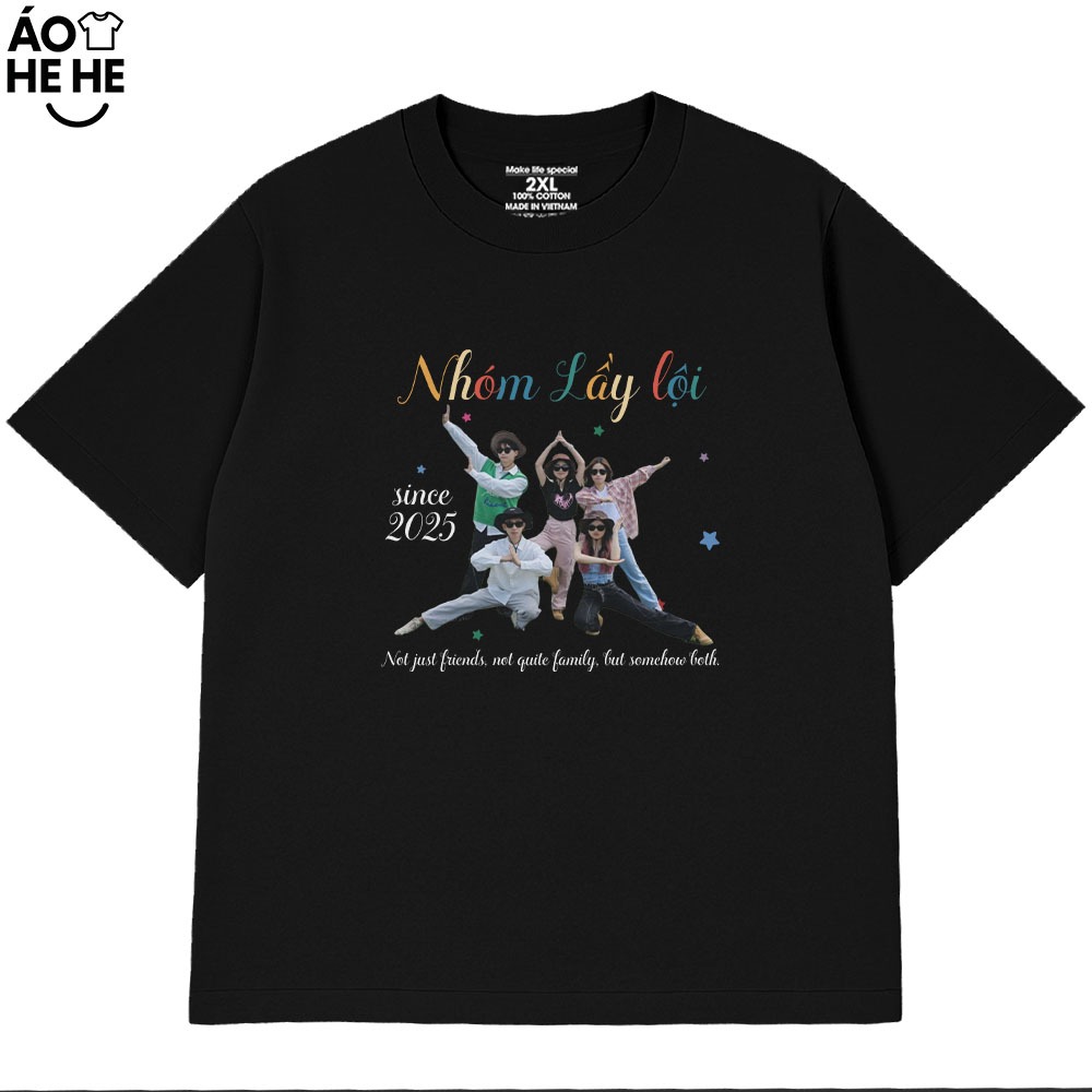 Áo Thun In Áo Theo Yêu Cầu, In Hình Ảnh Người Yêu Gia Đình , Nhóm Teambuilding Form Rộng Dành Cho Nam Nữ Cotton 250gsm