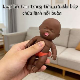 【Búp bê bóp Natasha】Đồ chơi giảm căng thẳng, búp bê da đen độc đáo và đáng yêu - bao gồm đồ lót ngẫu nhiên.