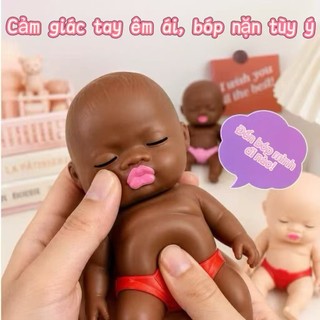【Búp bê bóp Natasha】Đồ chơi giảm căng thẳng, búp bê da đen độc đáo và đáng yêu - bao gồm đồ lót ngẫu nhiên.