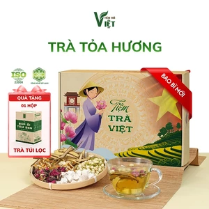 Trà Tỏa Hương - 40 gói - Giúp Cơ Thể Khử Mùi, Tỏa Hương, Hương Hoa Nhài, Hoa Hồng - Tiệm Trà Việt