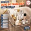 Khay nhựa đựng đồ trang điểm 5 ngăn trong suốt