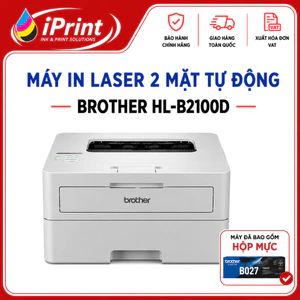 Máy in laser đơn năng Brother HL-B2100D - Hàng chính hãng - Đã bao gồm hộp mực