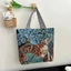 Túi xách cổ điển SYDWA, Túi đeo vai hình vuông bằng vải Canvas, Túi Tote