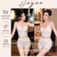 HT191 Bộ ngủ cotton hoạ tiết hoa nhí xẻ v1 tôn dáng,đồ ngủ body cute dễ thương gợi cảm HT191